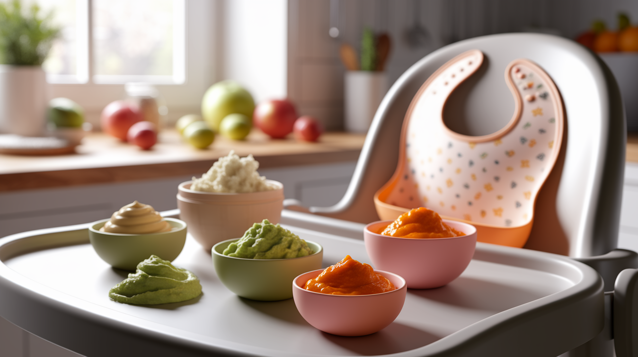 Quels sont les premiers repas adaptés pour bébé ?