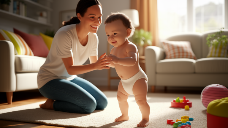 Comment aider bébé à prendre ses premiers pas vers l&rsquo;autonomie ?